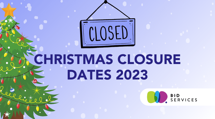 Christmas closure dates 2023